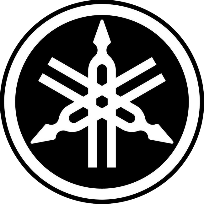 Y3 - YAMAHA TUNING FORK STICKER WHITE Hover Image