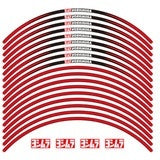 Yoshimura Wheel Rim Sticker Type-A 17 inch Red