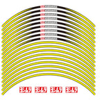 Yoshimura Wheel Rim Sticker Type-A 17 inch Yellow