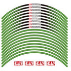 Yoshimura Wheel Rim Sticker Type-A 17 inch Green