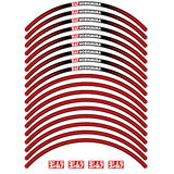 Yoshimura Wheel Rim Sticker Type-A 12 inch Red