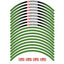 Yoshimura Wheel Rim Sticker Type-A 12 inch Green