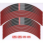 Yoshimura Wheel Rim Sticker Type-A (21/18-19 inch) Red