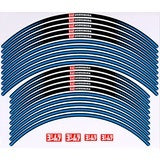 Yoshimura Wheel Rim Sticker Type-A (21/18-19 inch) Blue