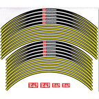 Yoshimura Wheel Rim Sticker Type-A (21/18-19 inch) Yellow
