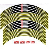 Yoshimura Wheel Rim Sticker Type-A (21/18-19 inch) Yellow