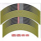 Yoshimura Wheel Rim Sticker Type-A (21/18-19 inch) Yellow