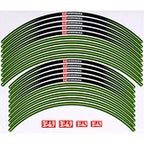 Yoshimura Wheel Rim Sticker Type-A (21/18-19 inch) Green