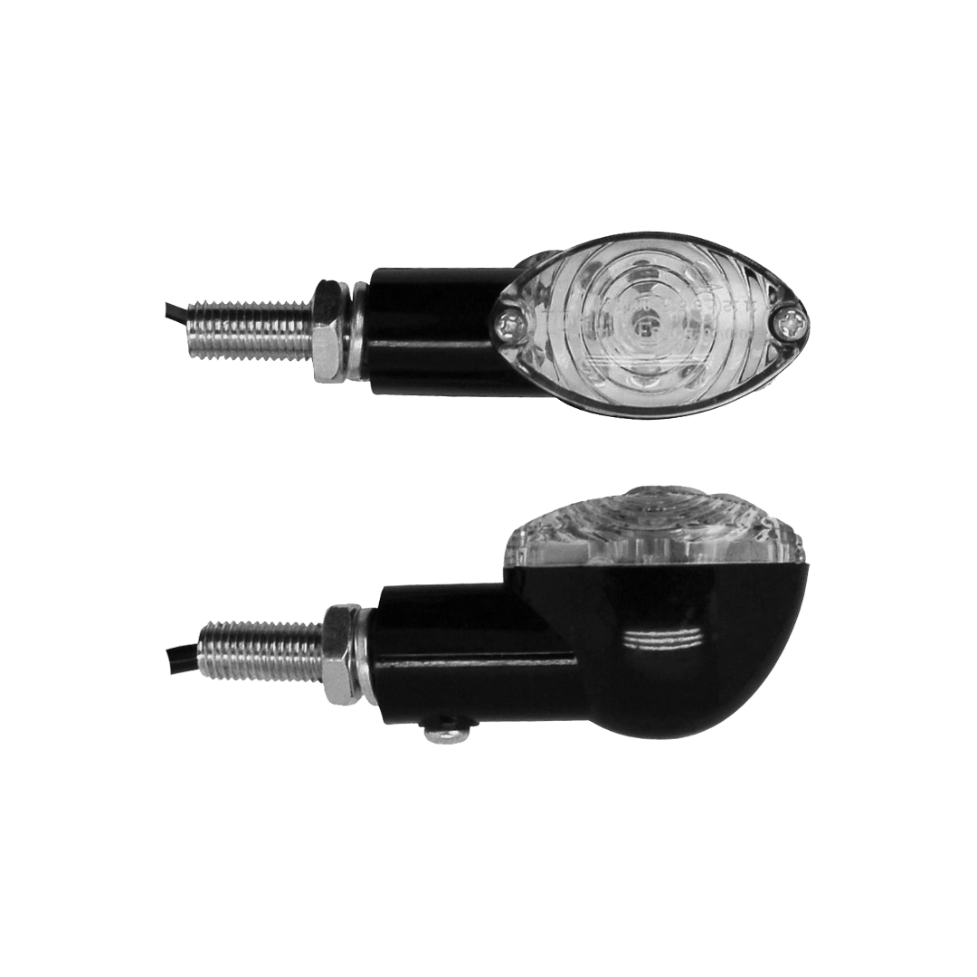 ZIU16LED - MINI CAT EYE LED INDICATOR BLACK (PAIR)