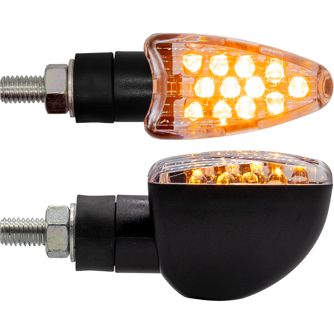 ZIU20LED - ARROWHEAD LED IND AMBER LIGHT CLEAR LENS (PR)