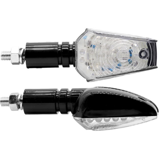 ZIU300LED - FLAT TAPERED HEAD LED INDICATOR BLACK (PR) Hover Image