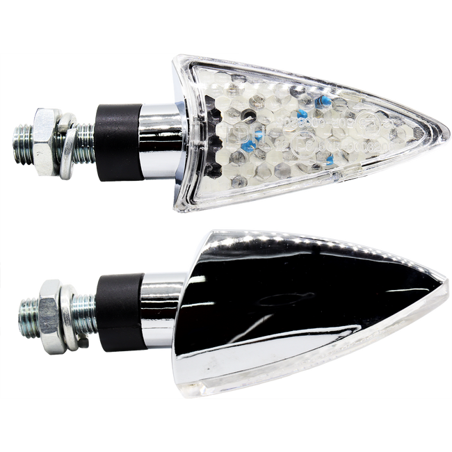ZIU301CLED - ARROWHEAD LED IND SHORT STEM CHROME (PR) Hover Image