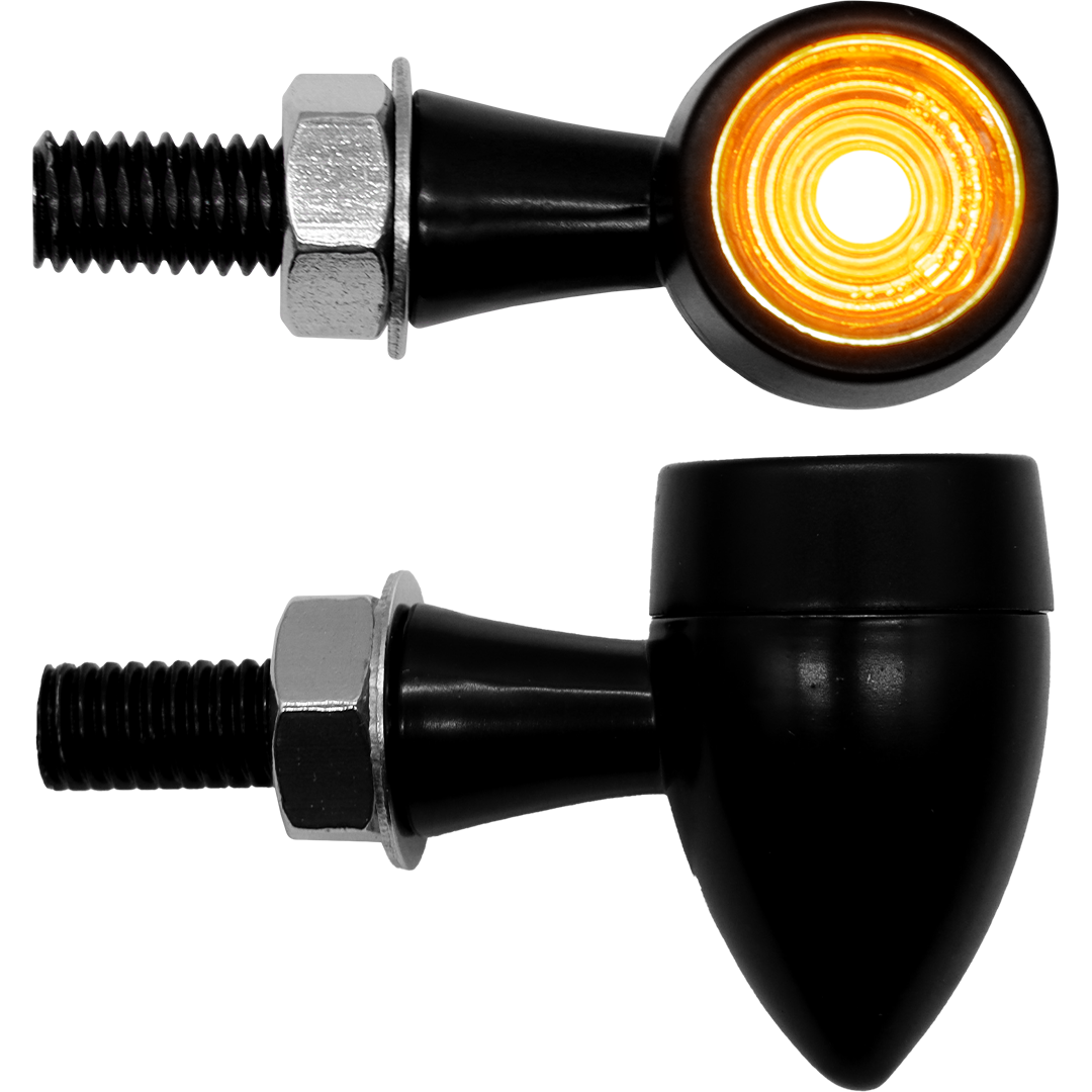 ZIU320LED - MICRO BULLET LED IND BLACK (PR)
