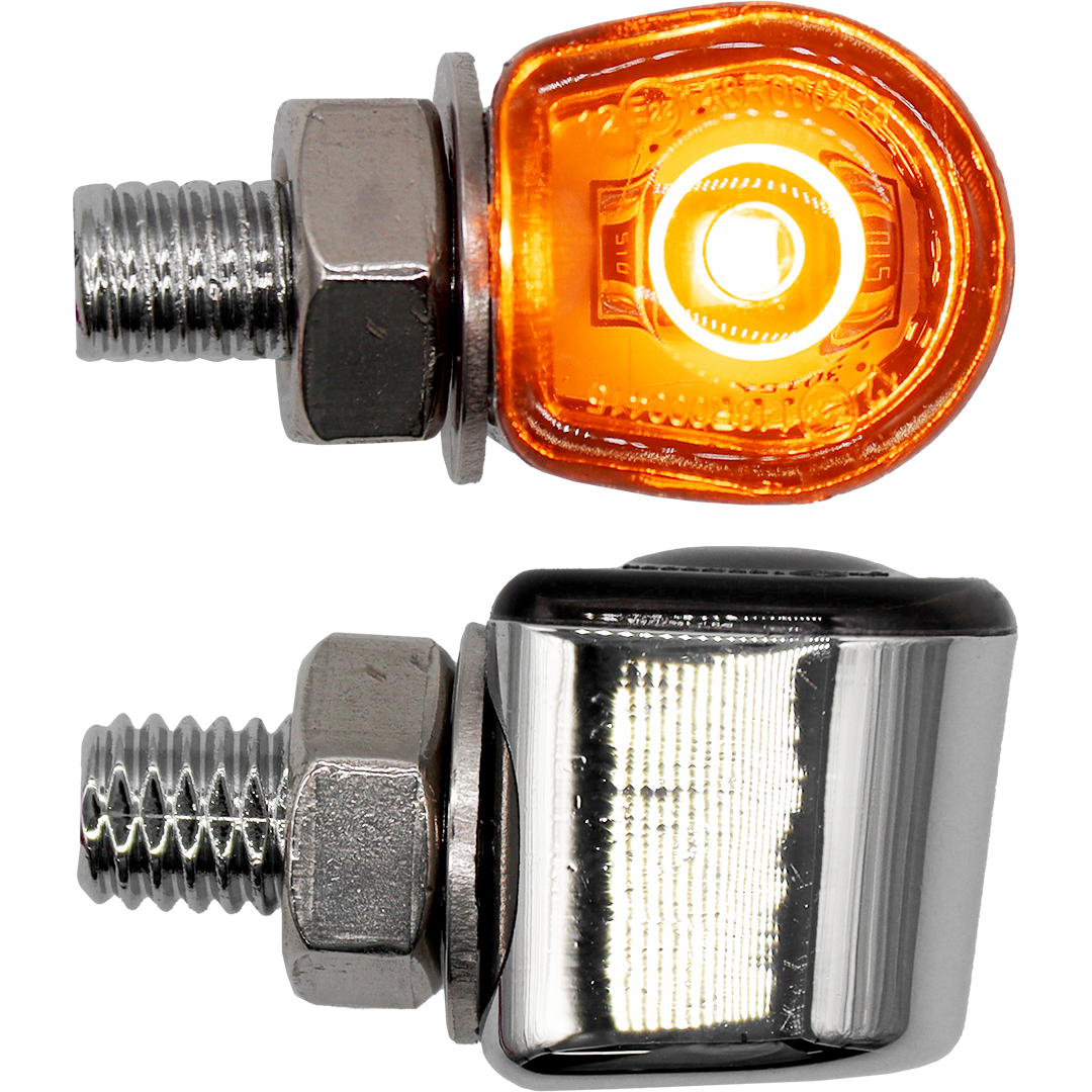 ZIU326LED - MICRO CYCLOPS LED IND CHROME (PR)