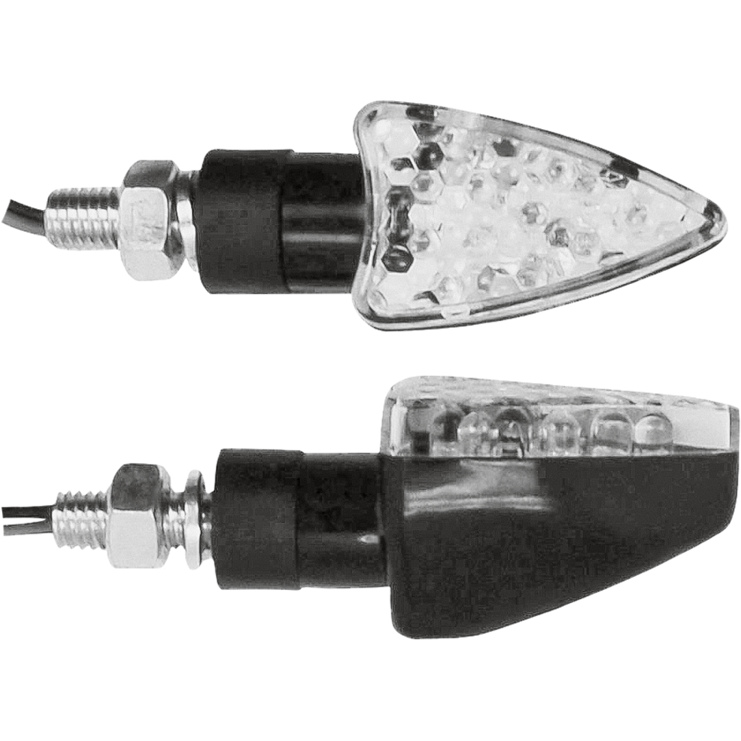 ZIU32LED - MICRO A/HEAD LED IND CLEAR LENS BLACK (PR)