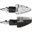ZIU32LED - MICRO A/HEAD LED IND CLEAR LENS BLACK (PR)