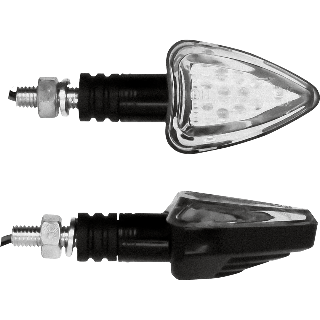 ZIU38LED - ARROWHEAD VENTED LED INDICATOR BLACK(PR)